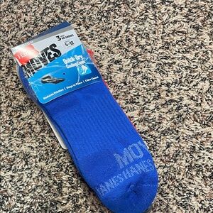 🆕 Hanes Moves Men's Quick-Dry 3 Pack No Show Athletic Socks 6-12 | NWT